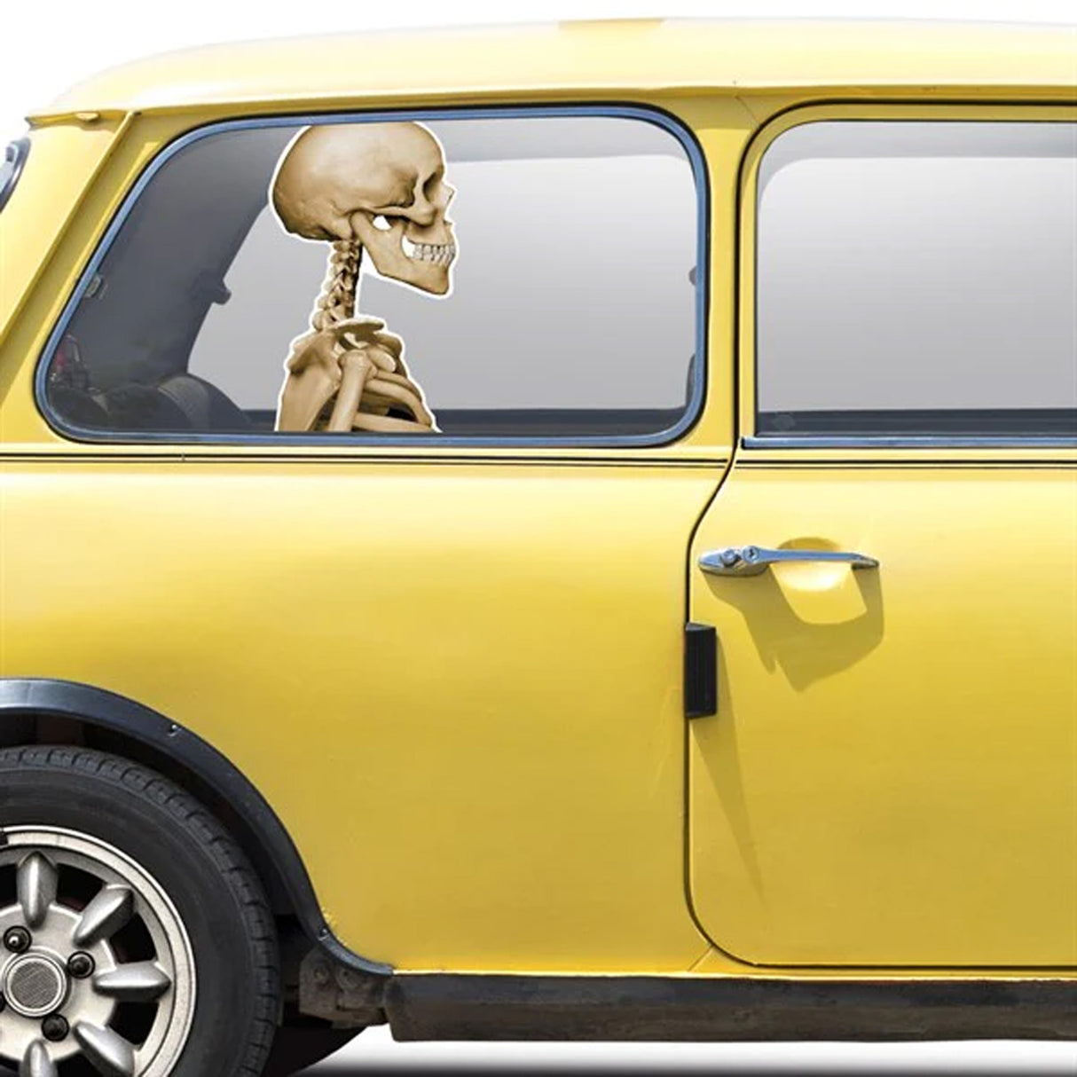 Skeleton Car Cling