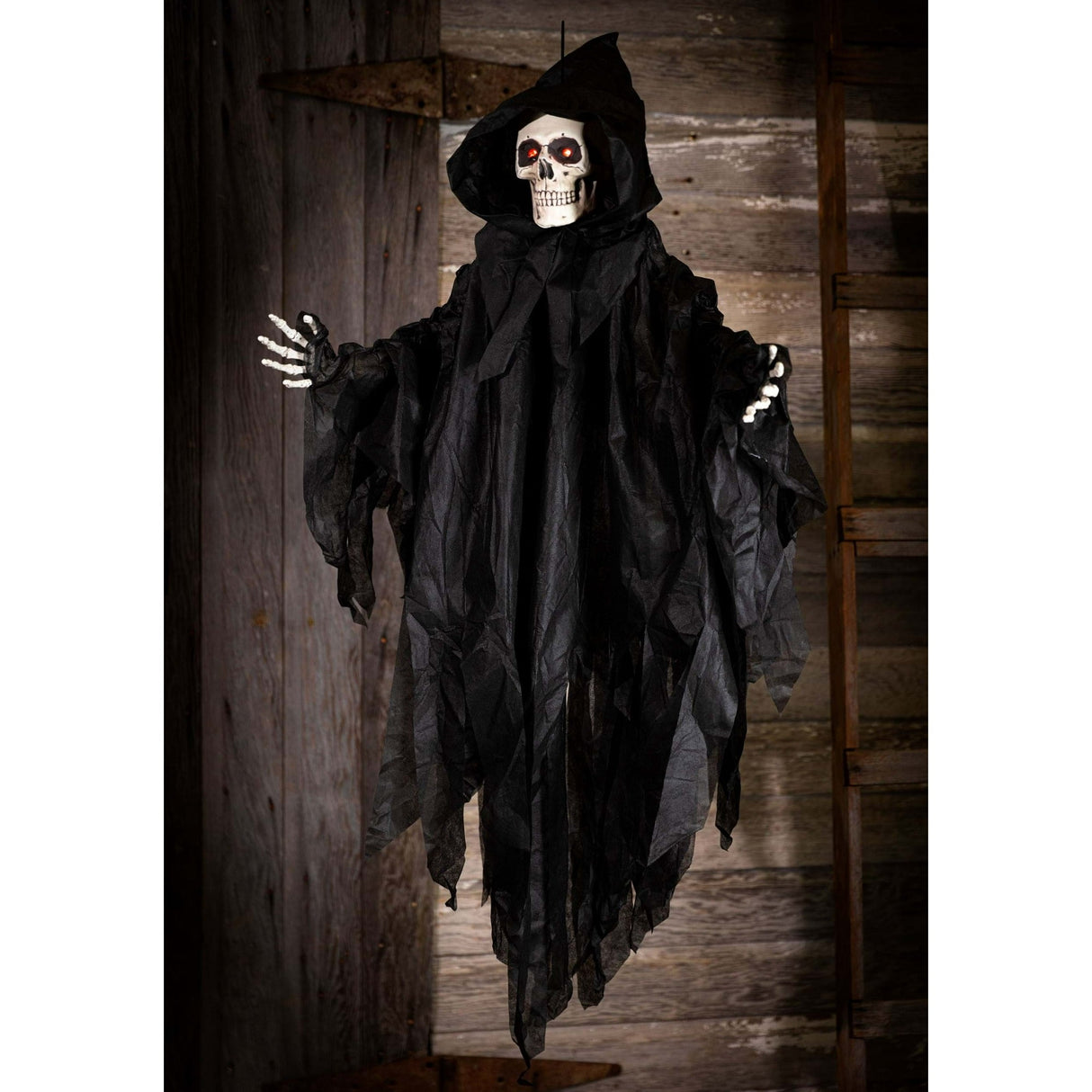 Black Hanging Reaper Halloween Decoration, 48"