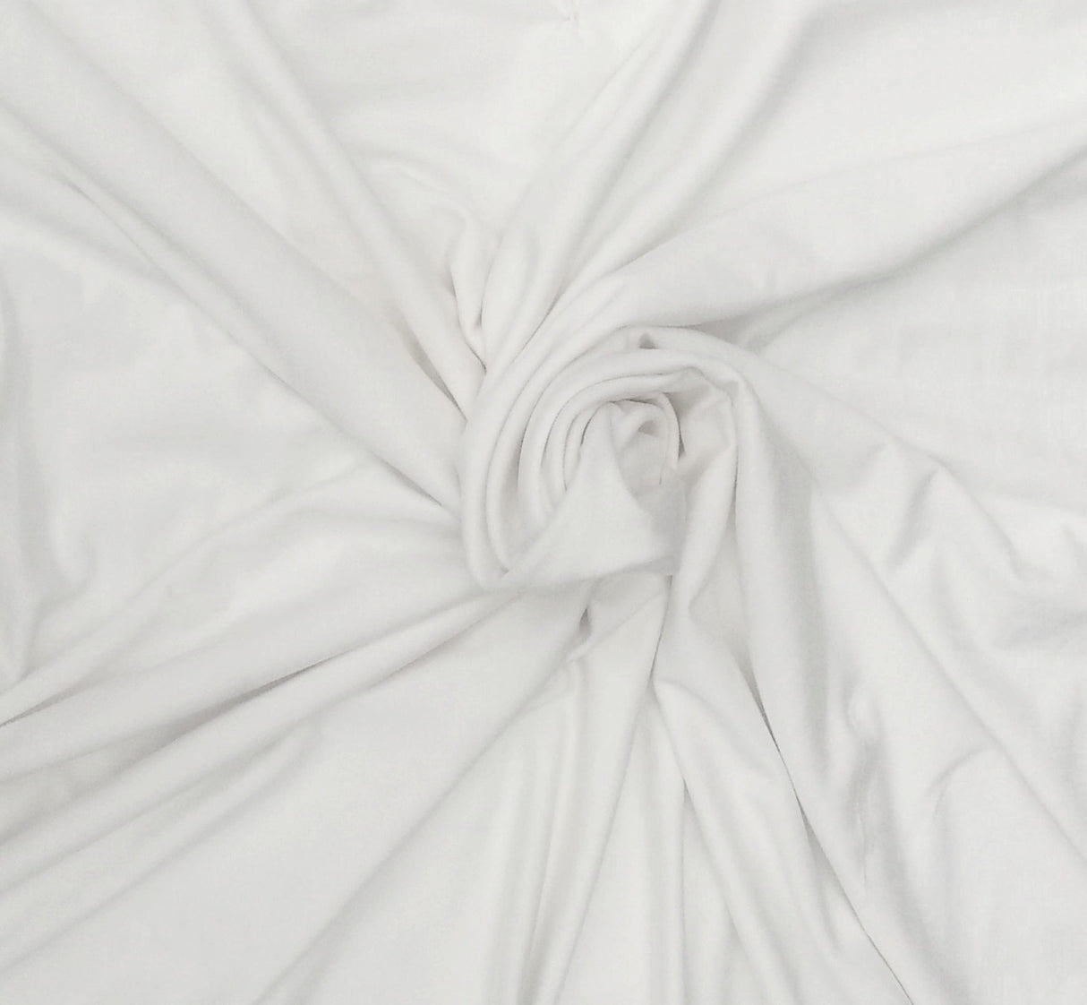 Bamboo Spandex Jersey Knit White