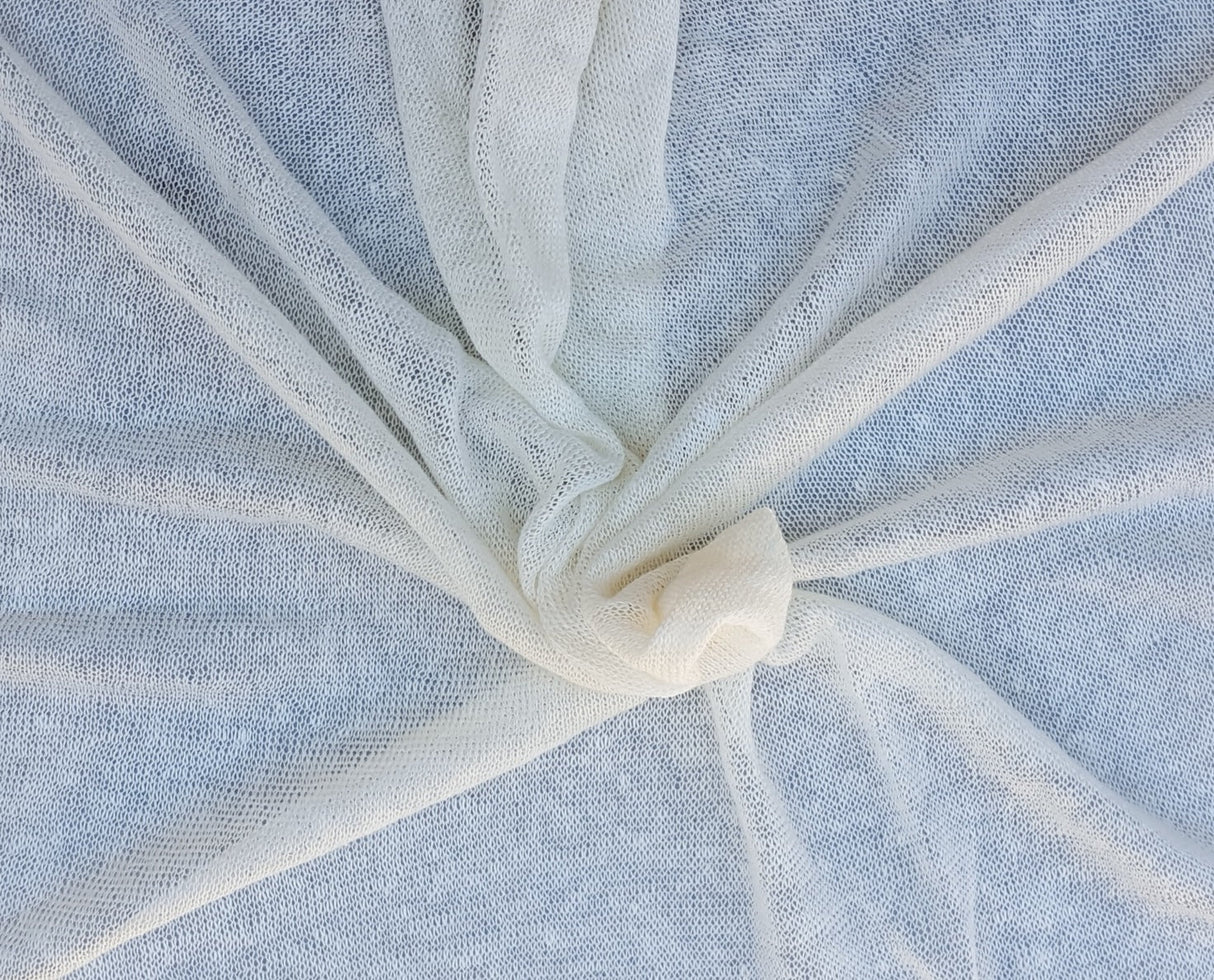 Linen Sweater Knit Ivory
