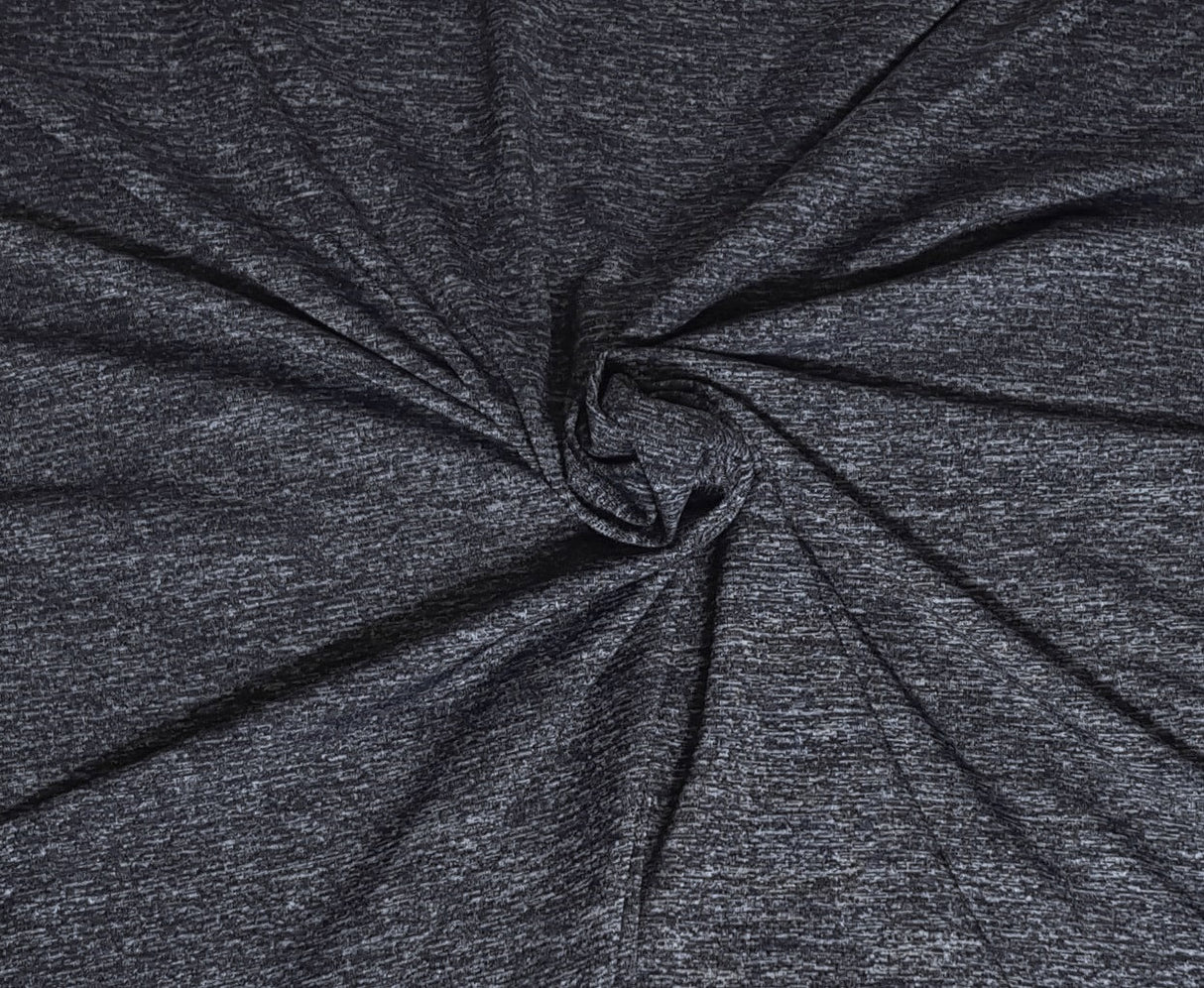 Nylon Spandex Jersey Heather Navy
