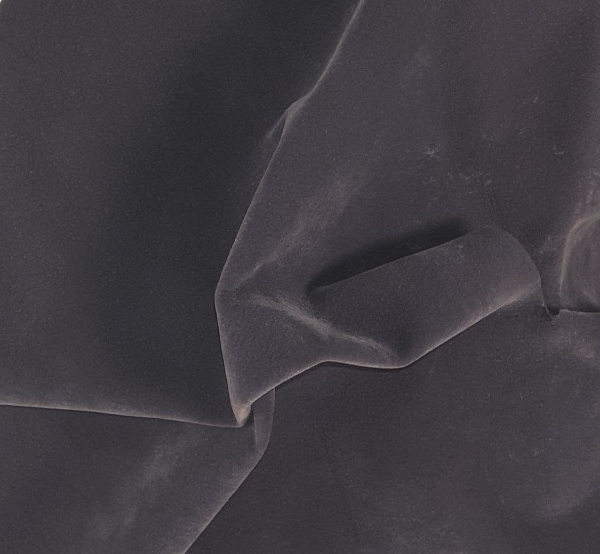 Gray Faux Suede Buffalo Skin