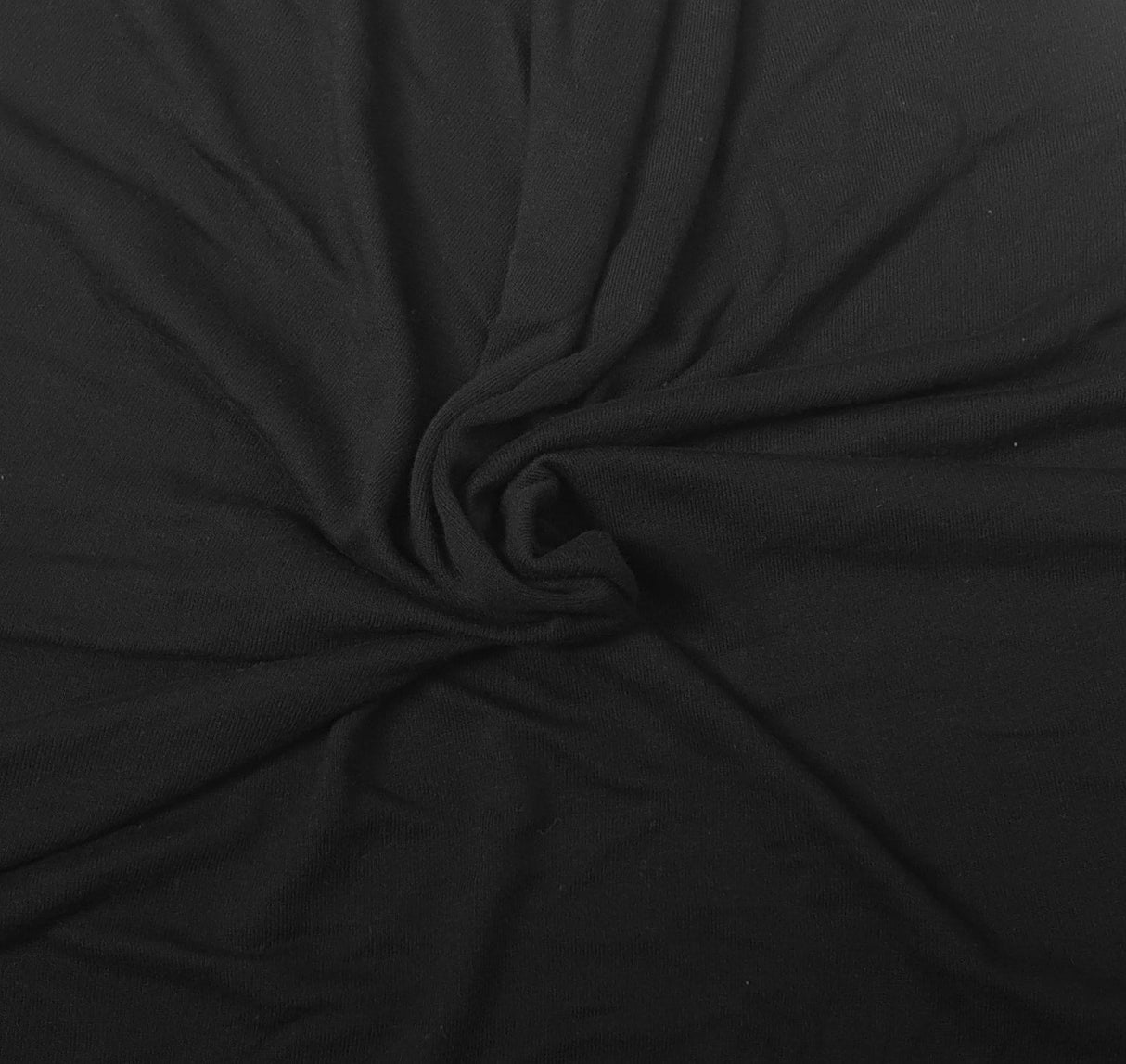 Cotton Brushed French Terry Knit Black