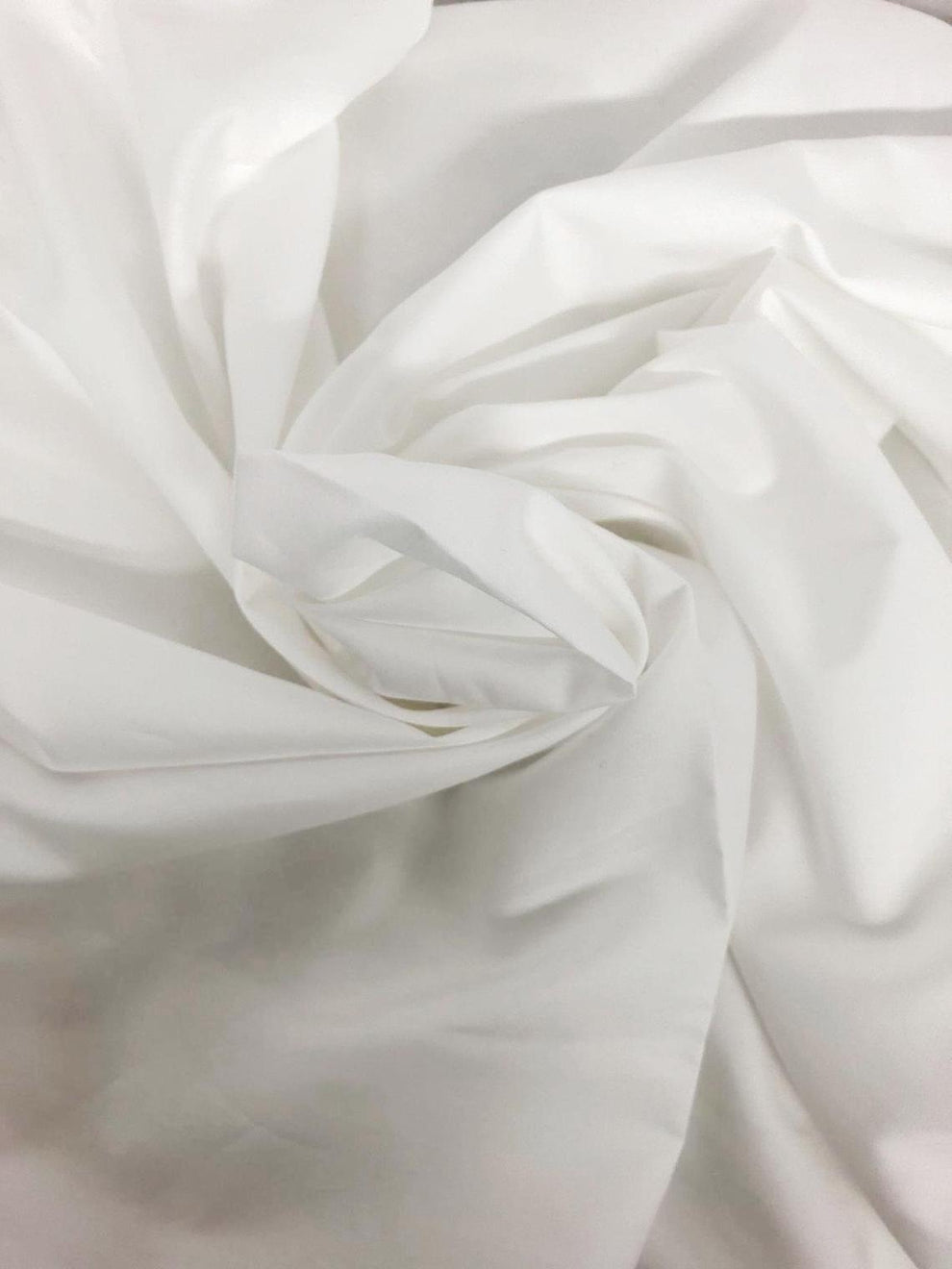 1 Yard White Woven Cotton Poplin Fabric For Shirts Crafts Dresses Linings DIY Sewing Projects