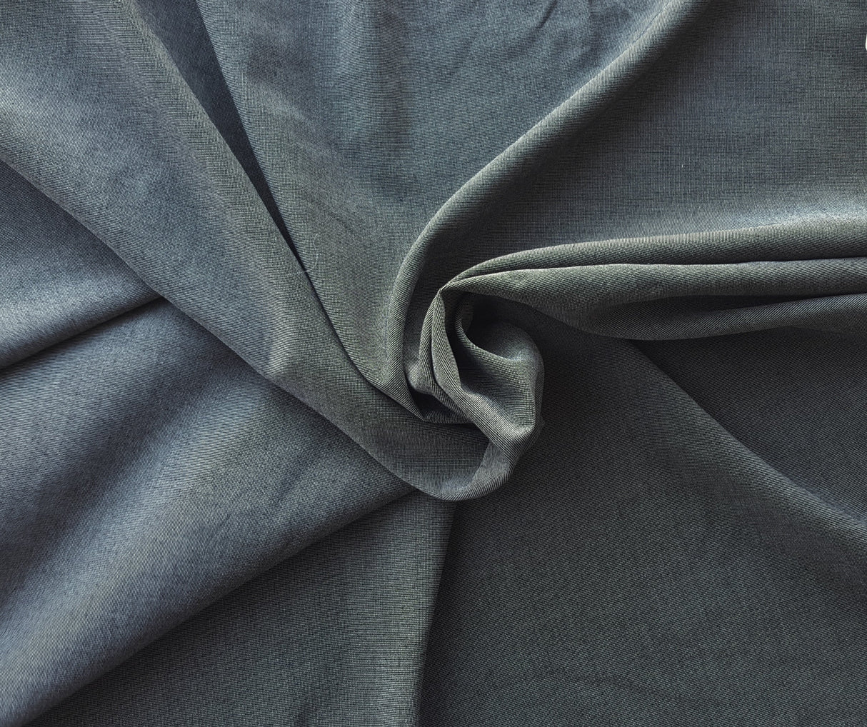 Cotton Stretch Poplin Black Gray