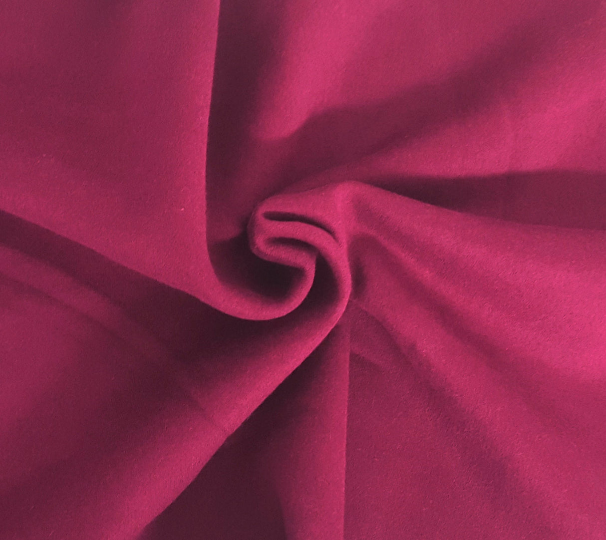 Cotton Blend Fleece Knit Wine