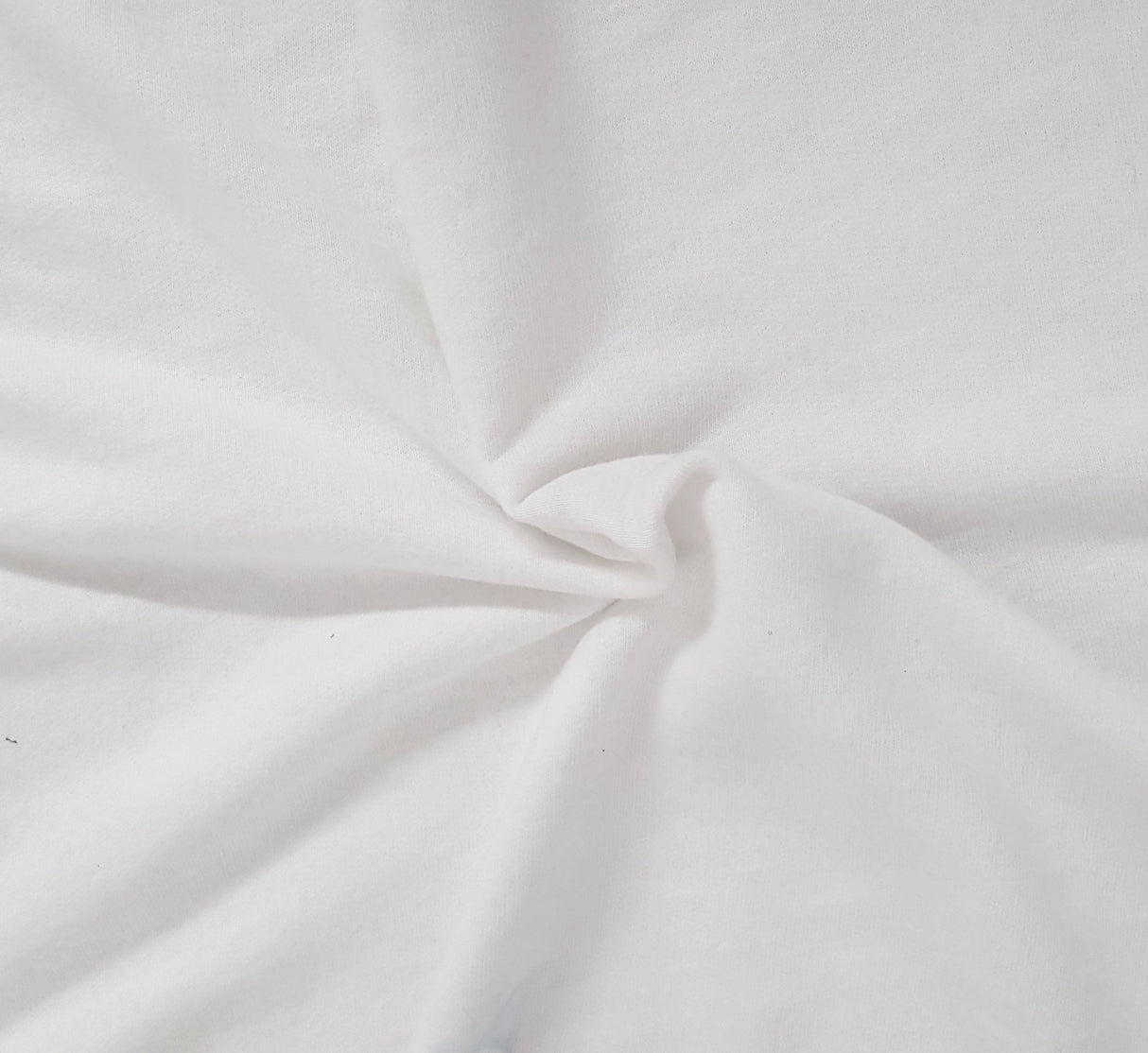 Cotton French Terry Knit White