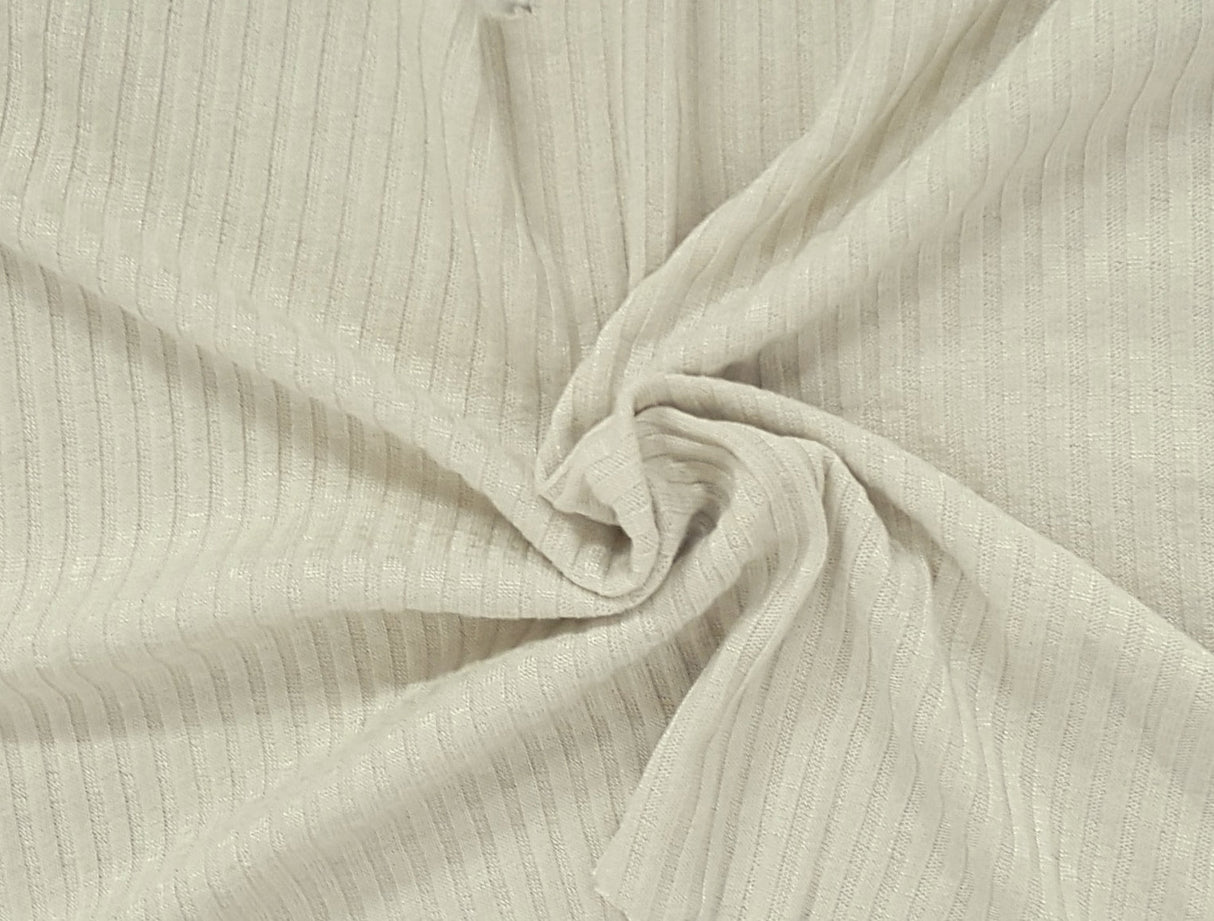 Rib Sweater Knit Stone Rayon