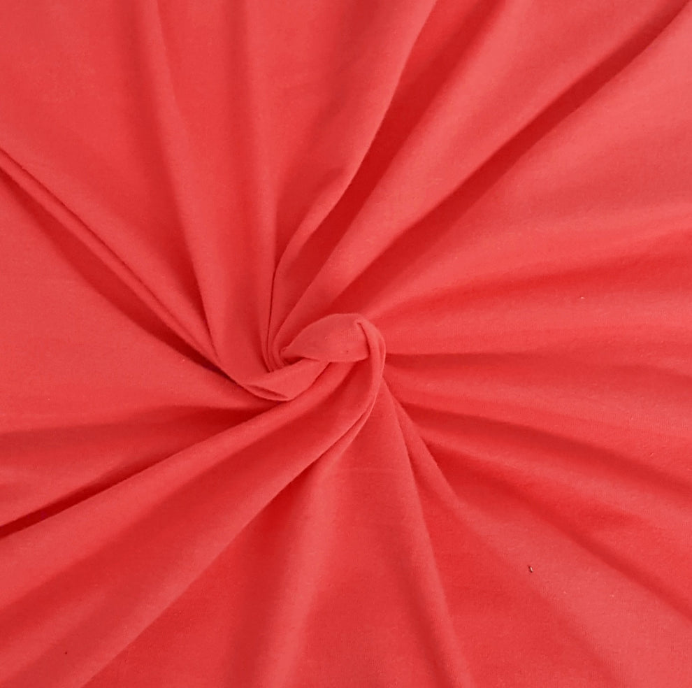 1 Yard Melon Cotton Spandex Jersey Knit Fabric