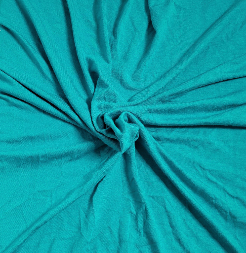 1 Yard Oasis Modal Spandex Jersey Fabric Soft Stretchy Knit Material for Apparel
