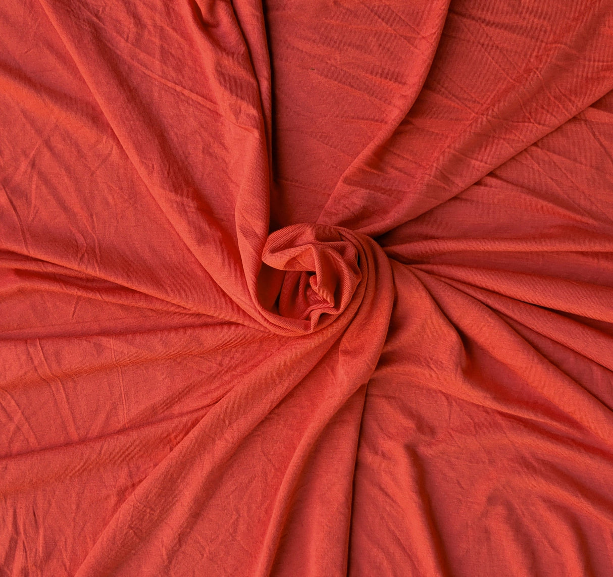 Modal Rayon Spandex Jersey Deep Coral