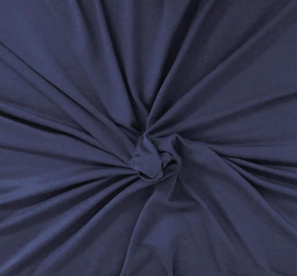 Modal Rayon Spandex Jersey Denim Blue