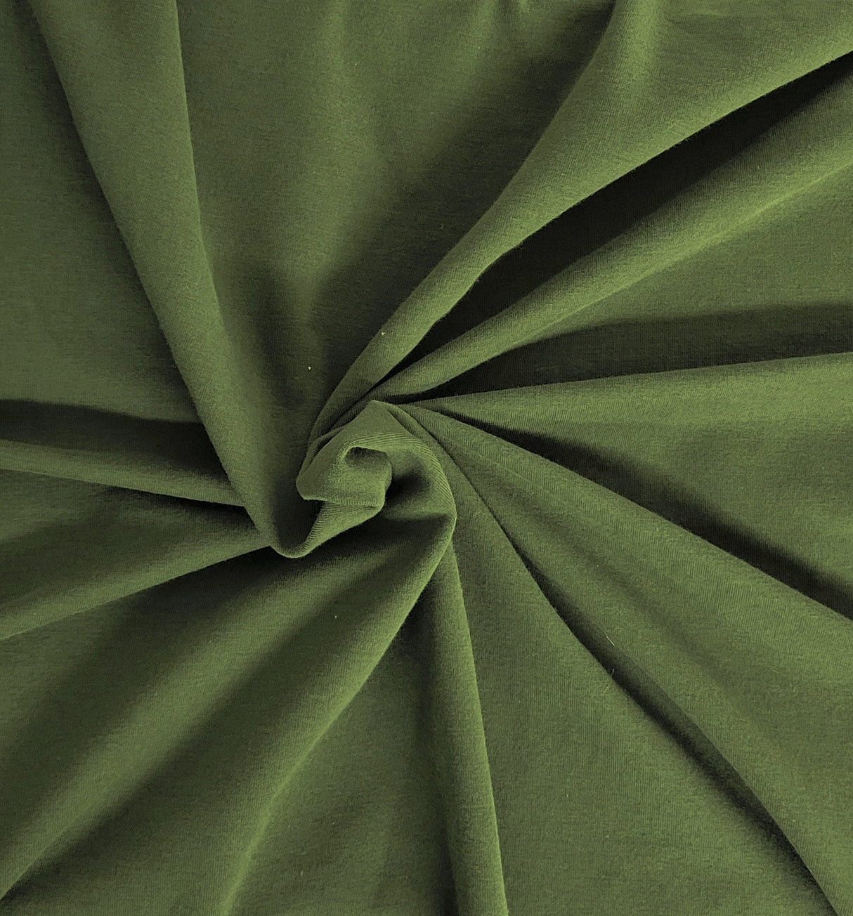 French Terry Olive Supima Cotton Spandex