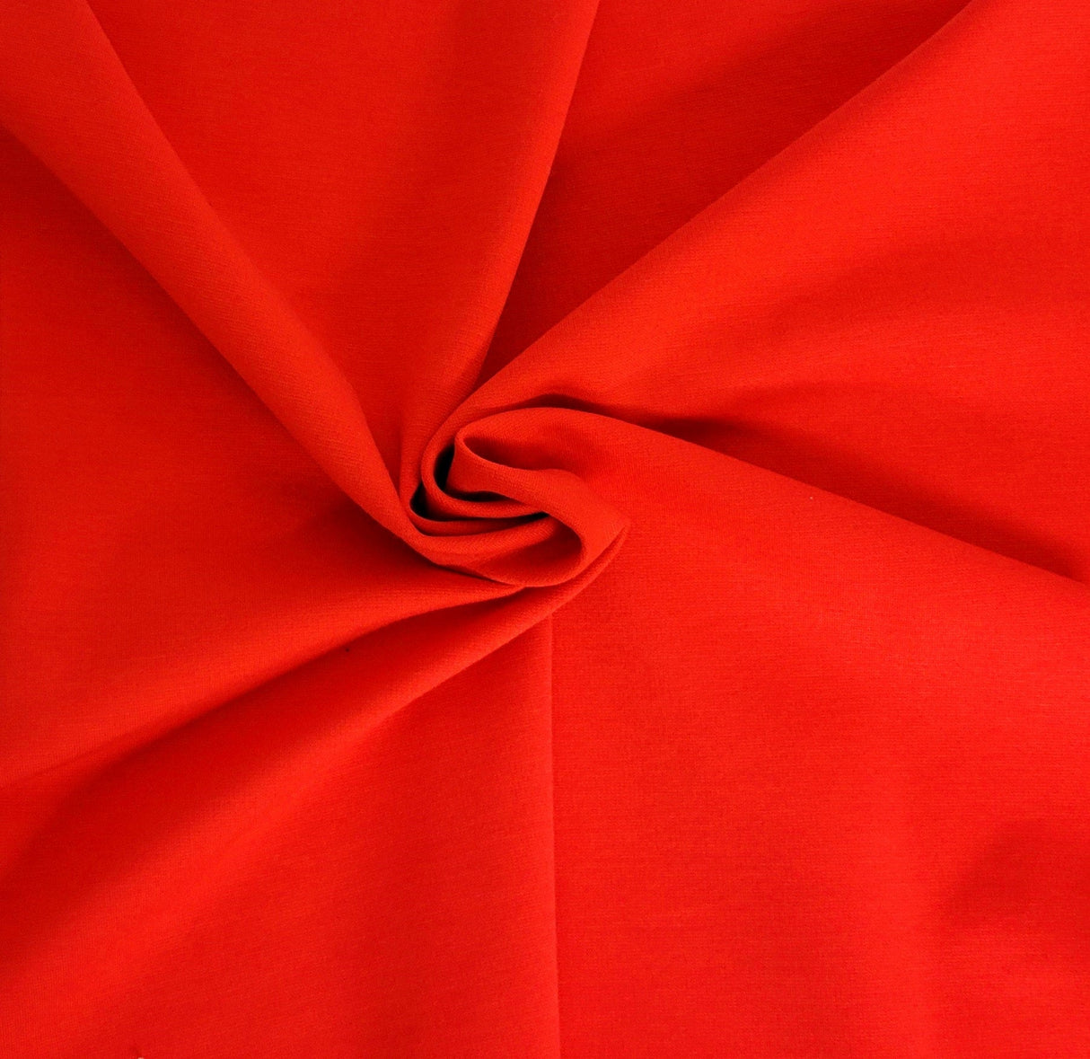 Ponte Roma Knit Red Viscose Rayon Spandex