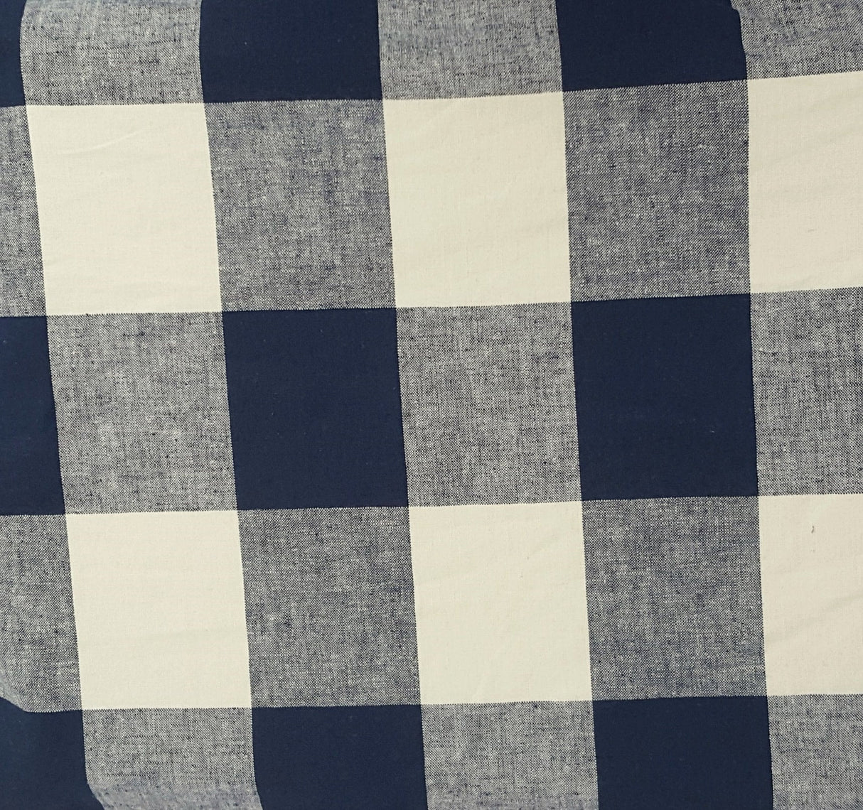 Linen Cotton Buffalo Check Yarn Dye