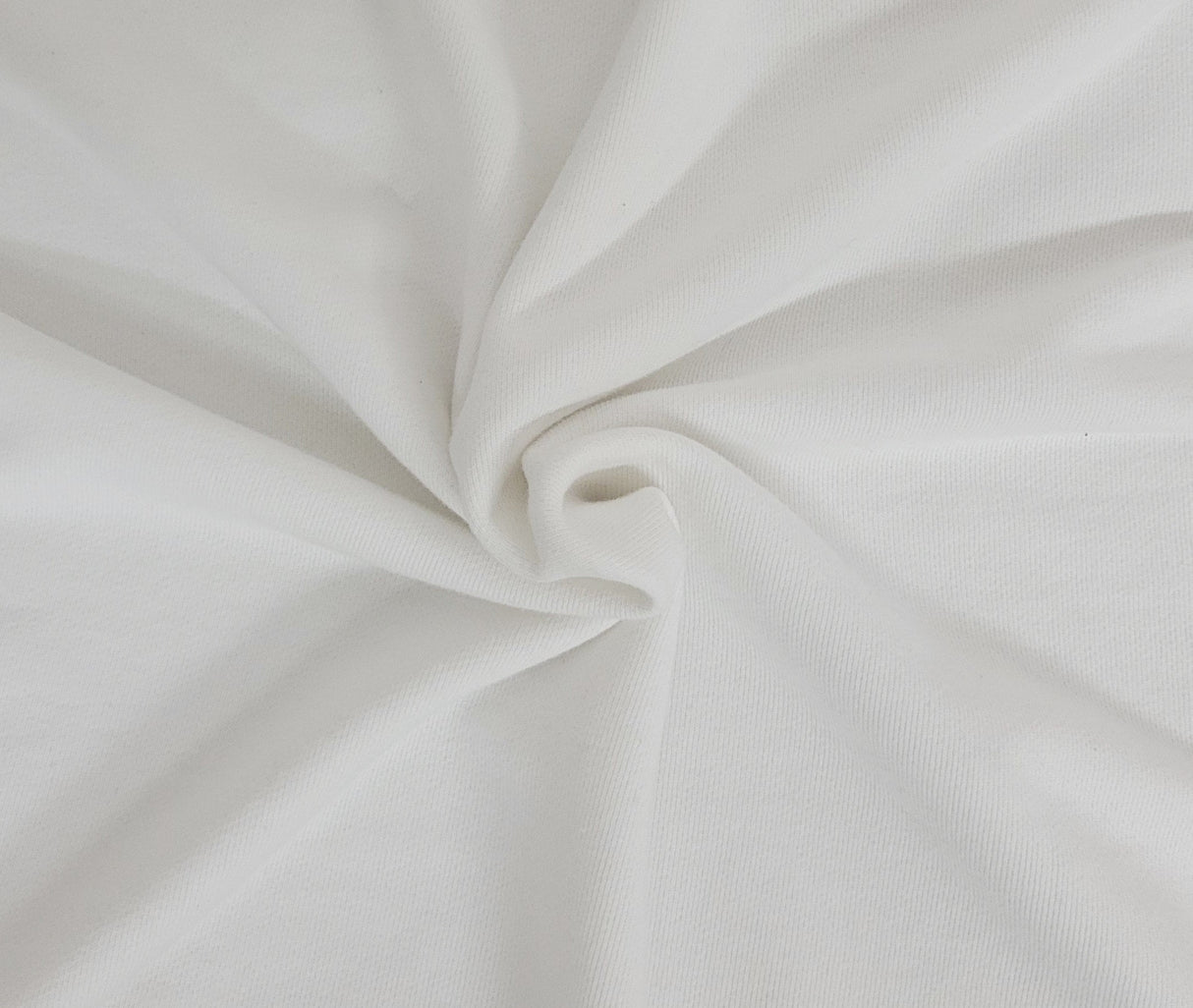 Cotton French Terry Knit White 460GSM