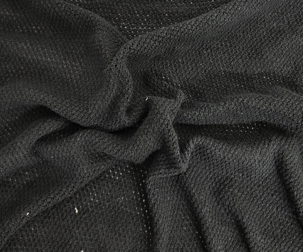 Cotton Sweater Knit Black