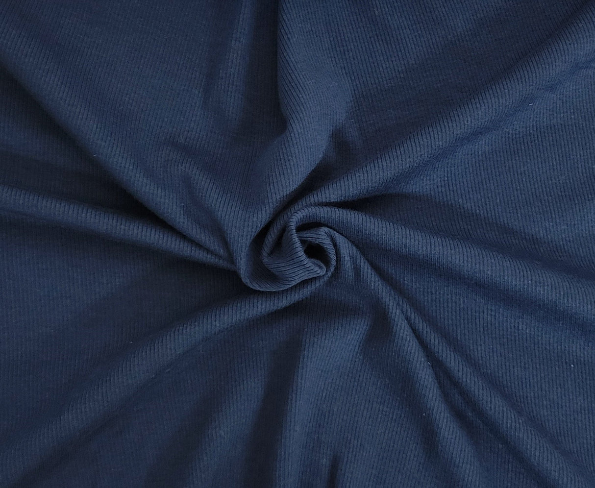 Navy Rib Modal Cotton Spandex