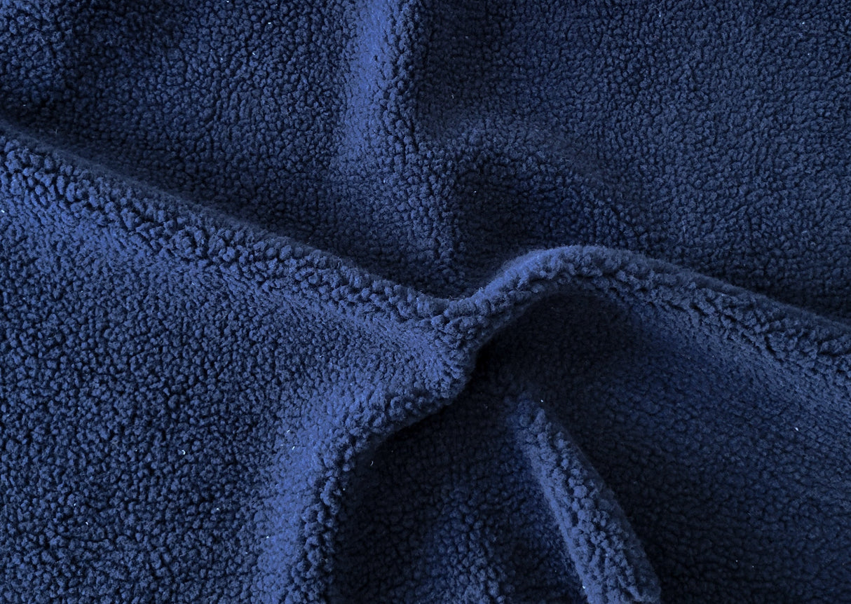 Sherpa Fleece Knit Navy