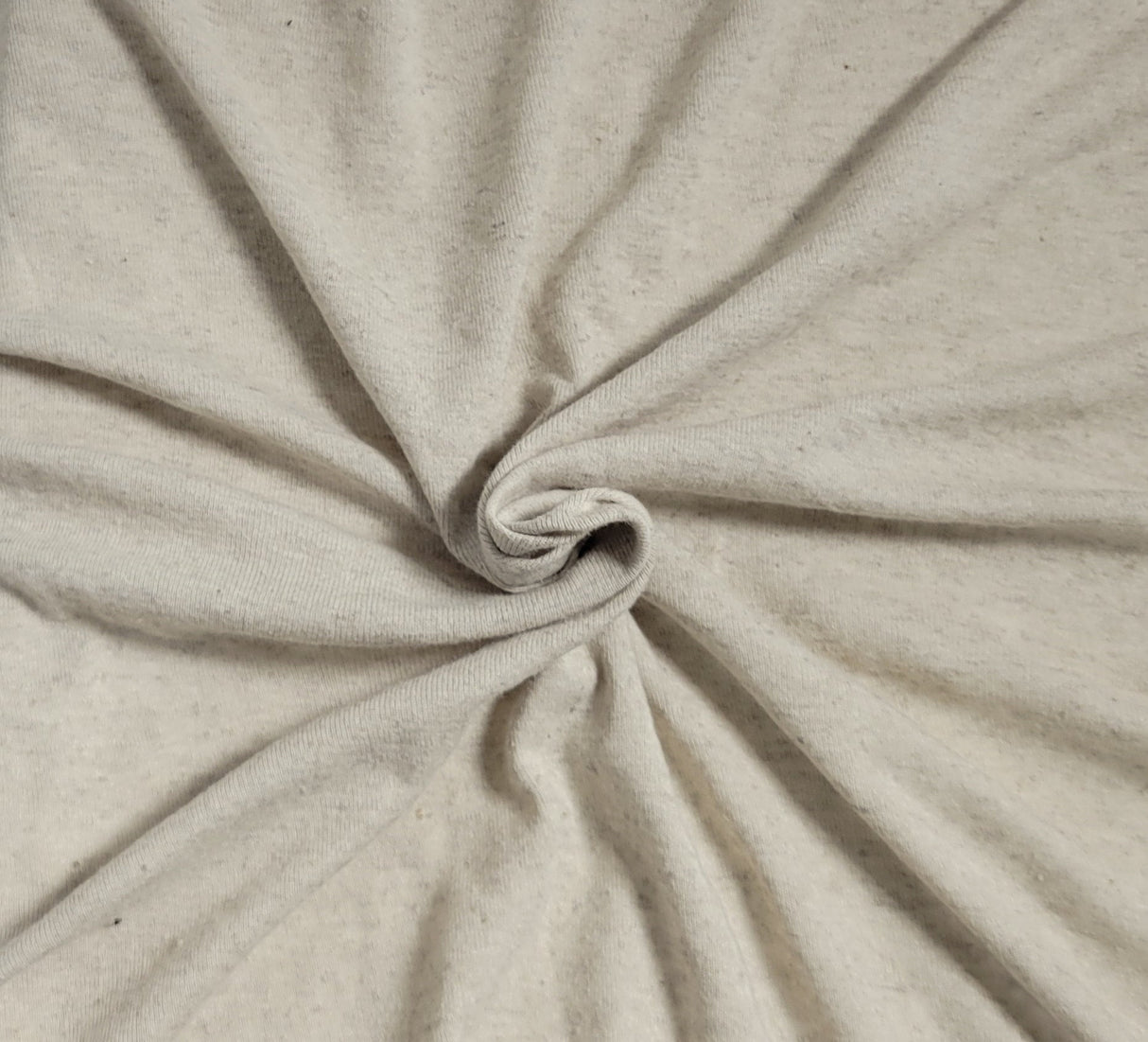 Linen Cotton Rib Knit Natural