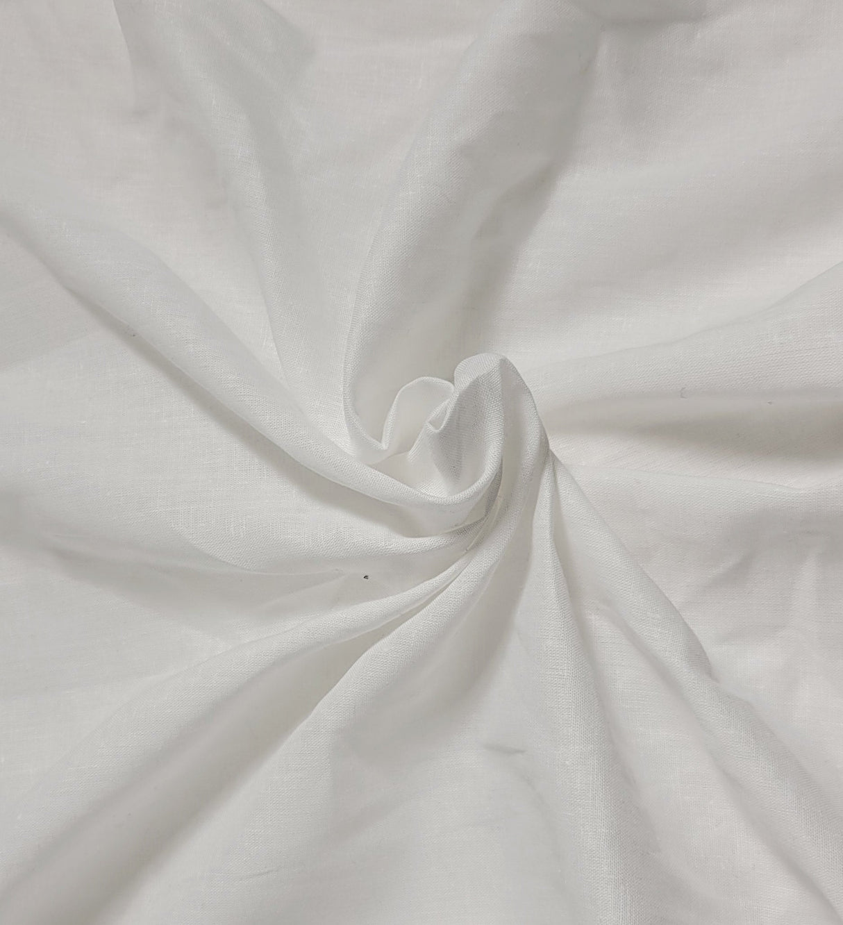 Hemp Cotton Woven White Fabric