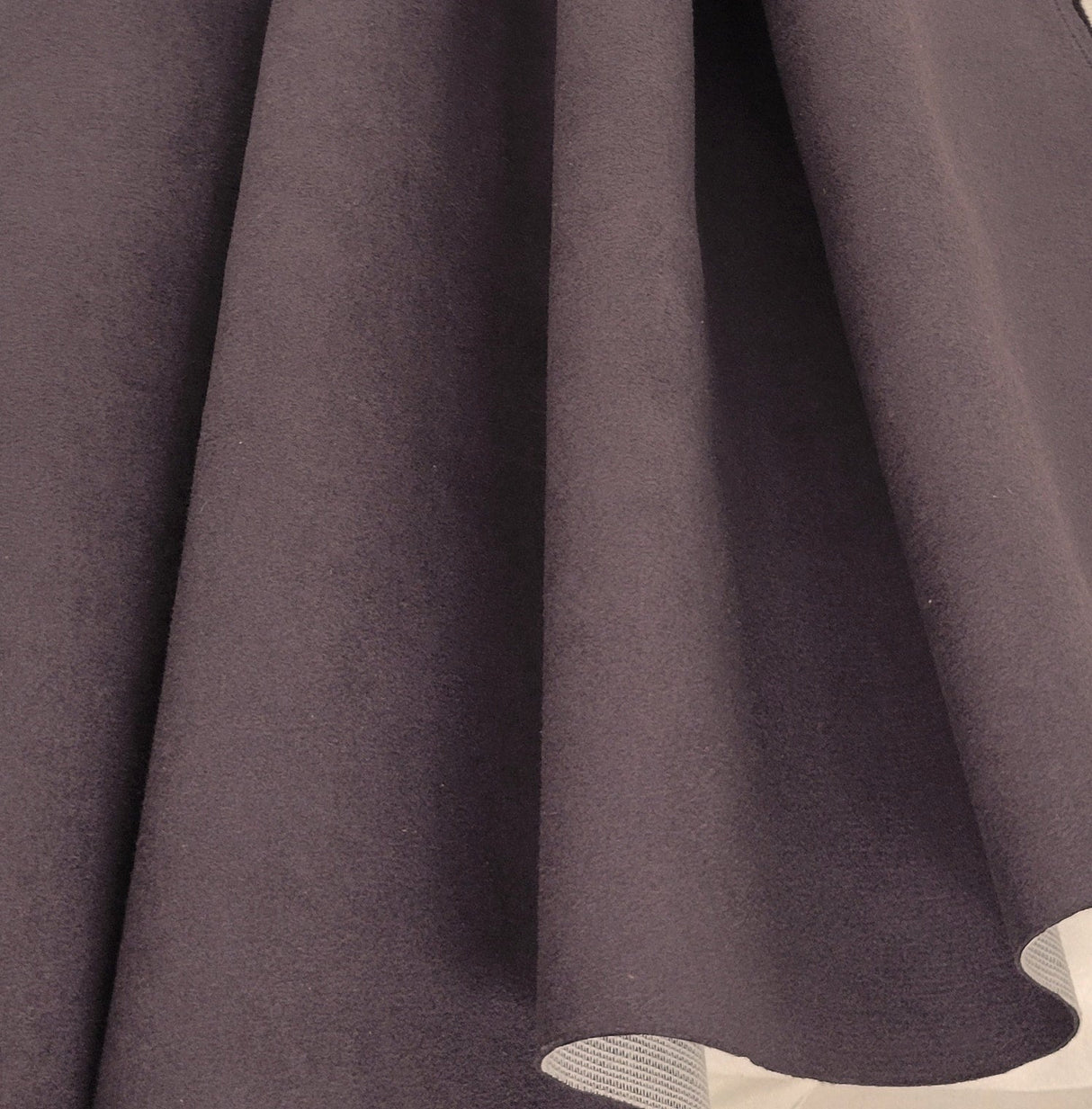 Vegan Suede Purple Backed Fabric