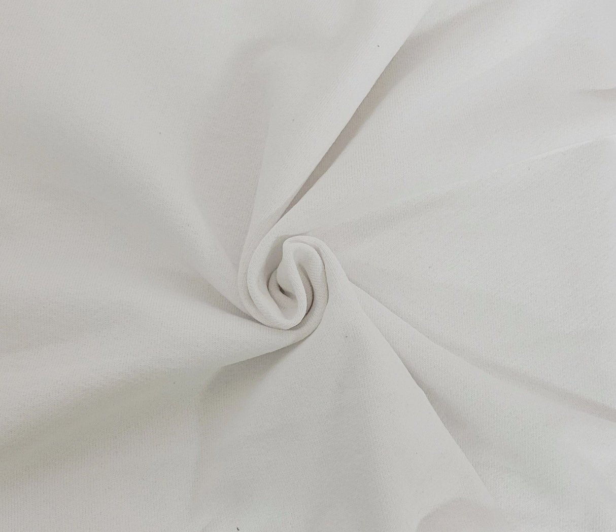 Cotton French Terry Knit Bright White