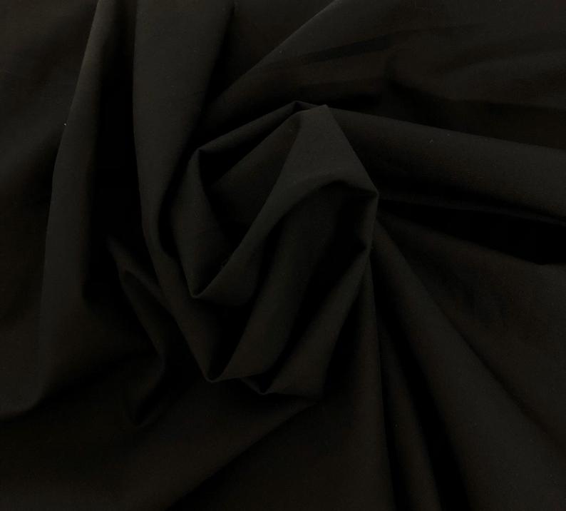 Cotton Poplin Black