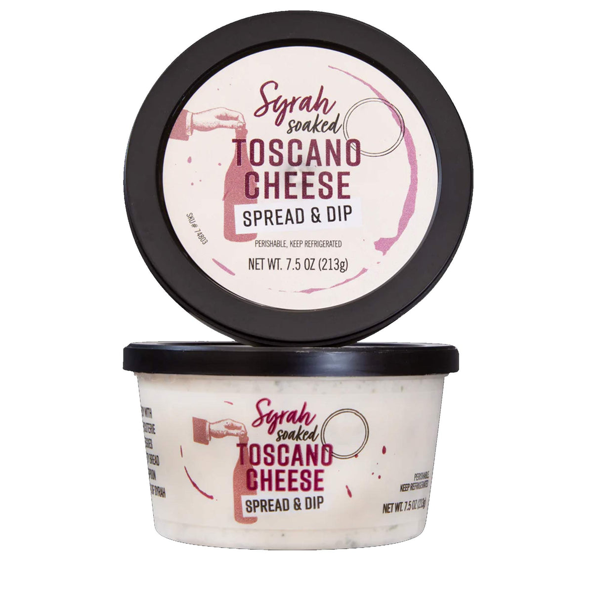 Syrah Toscano Cheese Spread Creamy Wine Infused Gourmet Dip