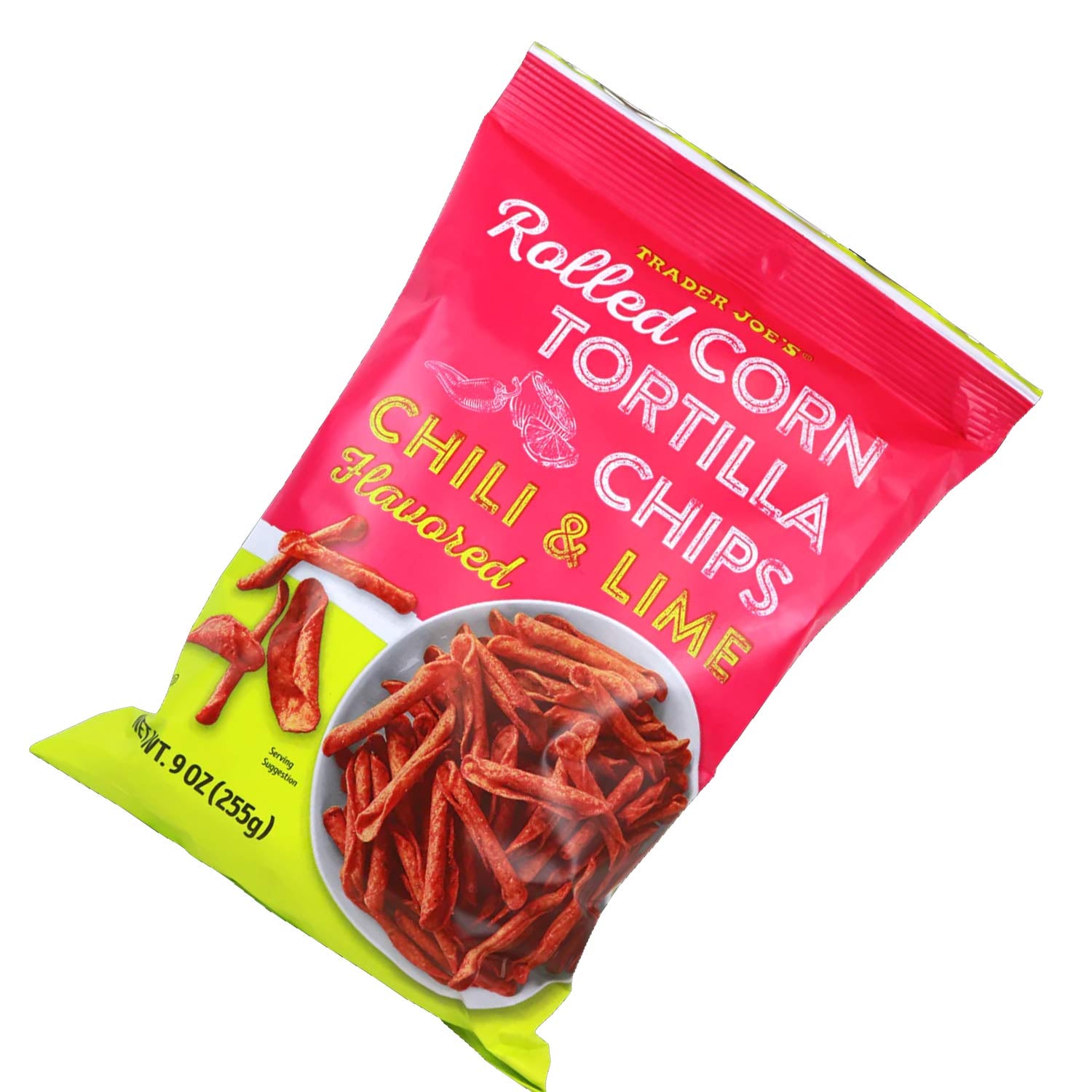 Trader Joe’s Chili & Lime Rolled Corn Chips 9 Oz
