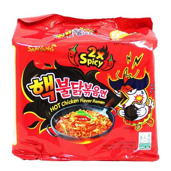 SAMYANG EXTRA 2XHOT CHICKEN SPICY RAMEN NOODLES 700gm