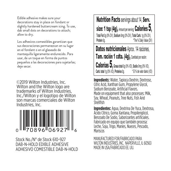 Wilton Dab-N-Hold Edible Adhesive, 2 oz.