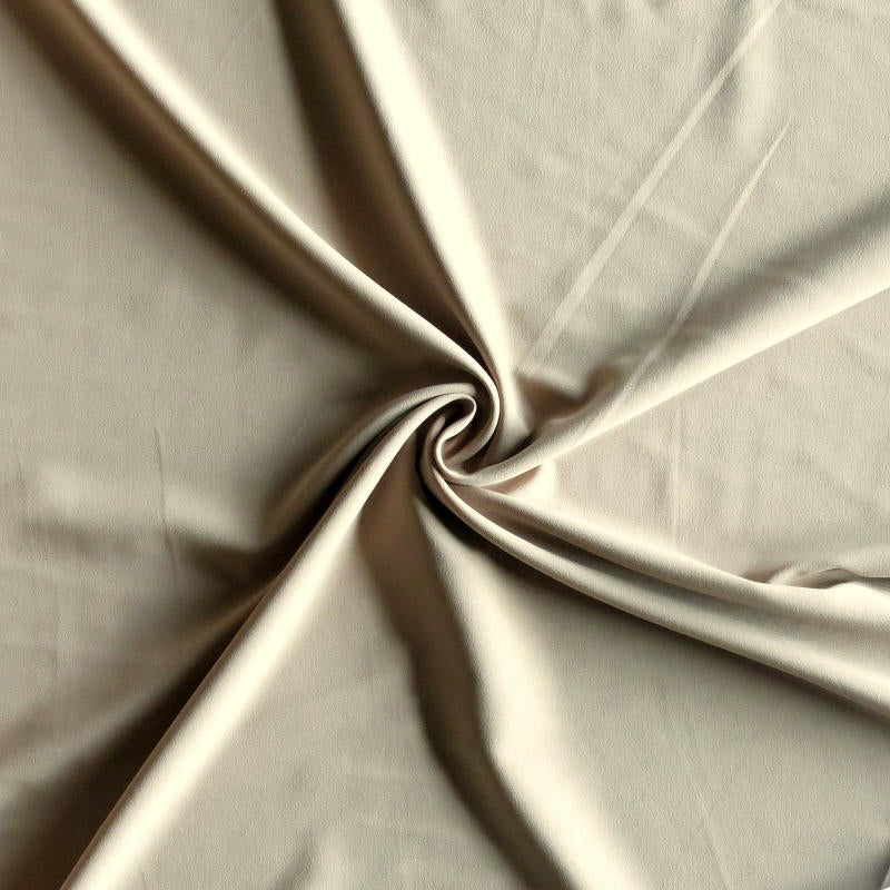 Stretch Woven Fabric Sandcastle Tan