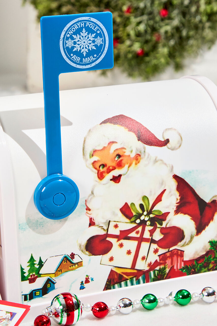 10" Santa's Enchanted Mailbox - White