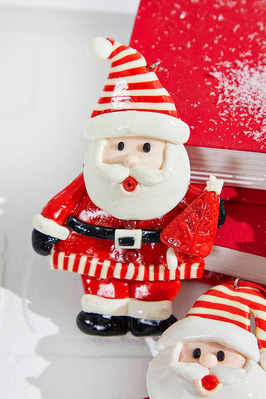 5" Santa Resin Ornament