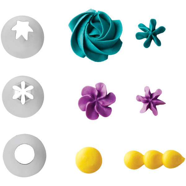Wilton Extra Large Cake Decorating Tip Set, 3-Piece
