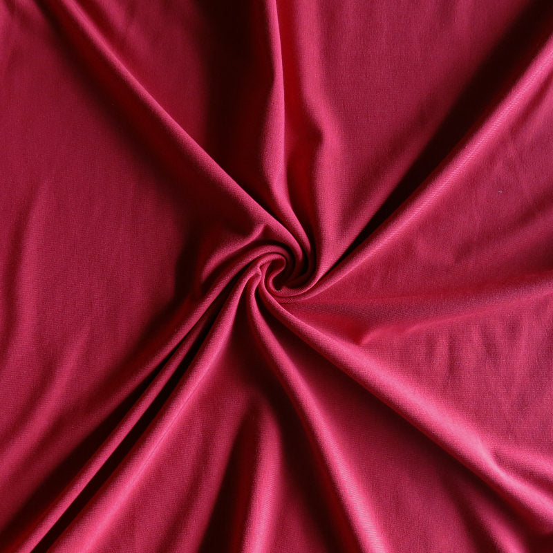 Bamboo Organic Cotton Spandex Jersey Knit Fabric - 29" Remnant