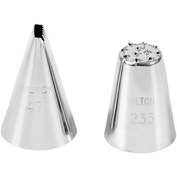 Wilton Cake Decorating Tip Set #47 and #233, 2-Piece