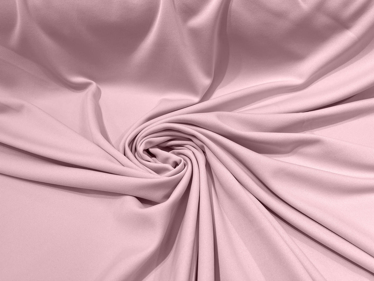 Scuba Double Knit Polyester Fabric - Solid Color, 58/60" Width, 180 GSM (1 Yard)