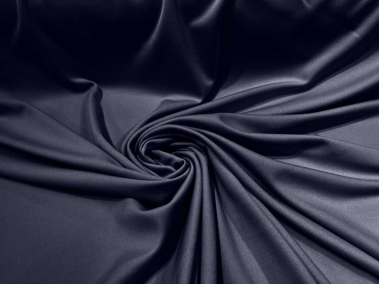 Scuba Double Knit Polyester Fabric - Solid Color, 58/60" Width, 180 GSM (1 Yard)