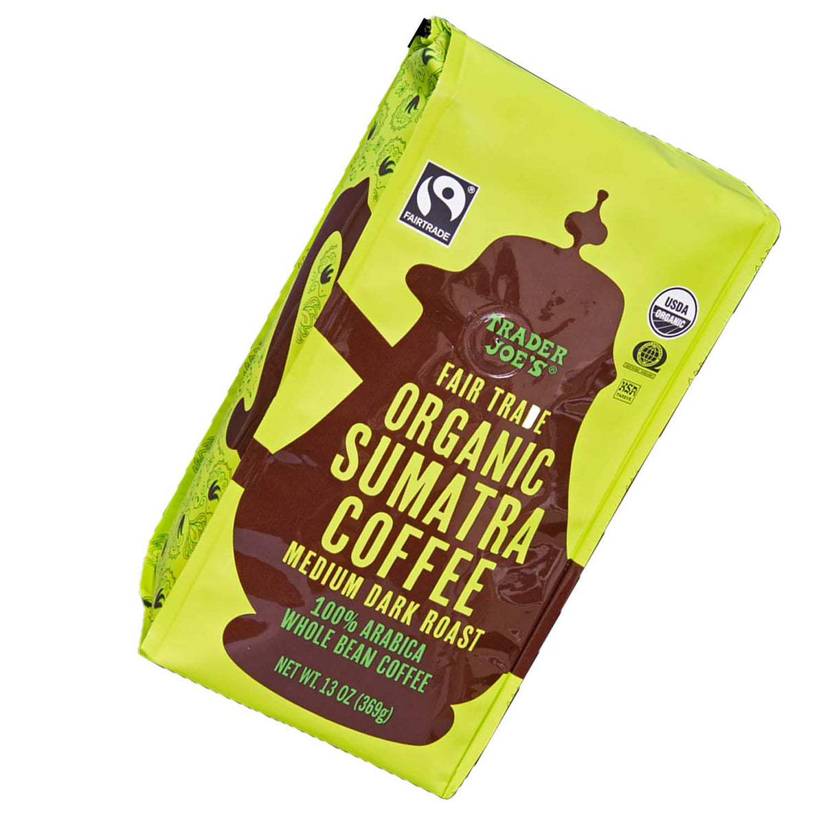 Trader Joe's Fair Trade Organic Sumatra Coffee - Rich & Bold, 13 oz