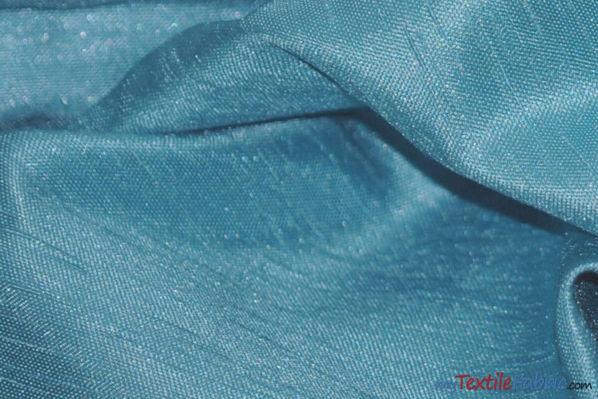 Shantung Satin Polyester Fabric - Reversible Satin Dupioni Silk, Multiple Colors, 58/60" Width (Yards, Bolts, Sample Swatches)
