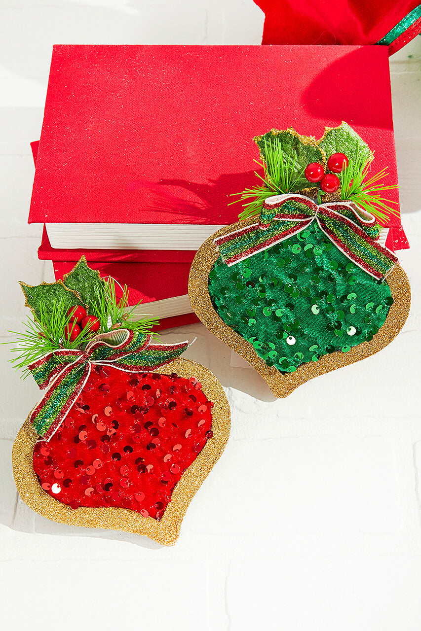6" Sequin Onion Ornament