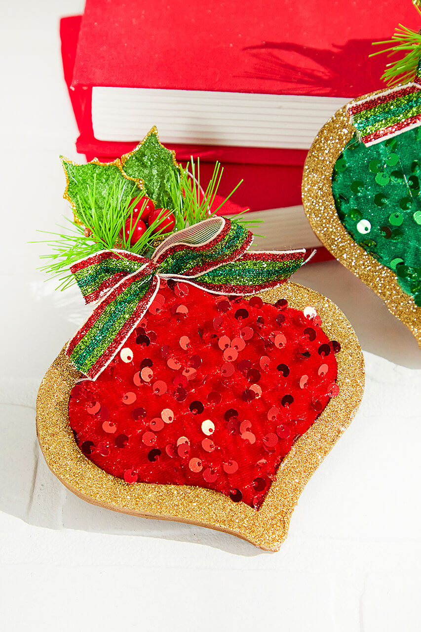 6" Sequin Onion Ornament