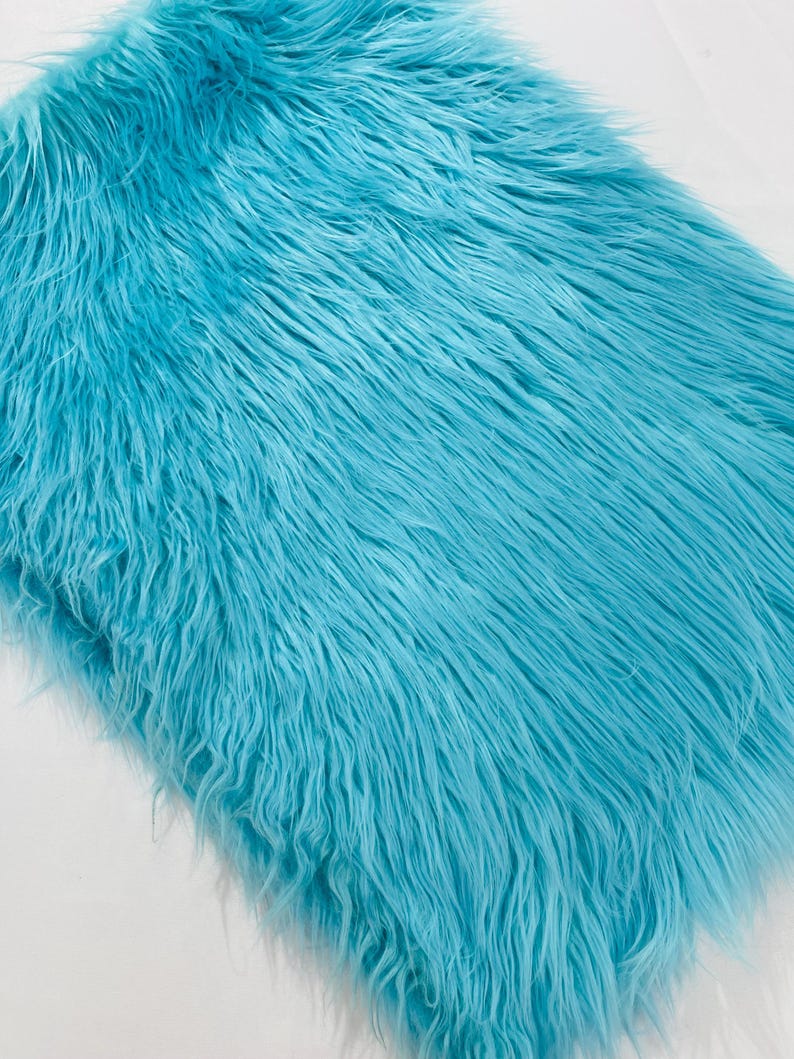 Shaggy Vegan Faux Fur Faux Fur Fabric - 58" Width, Color Options (1 Yard)