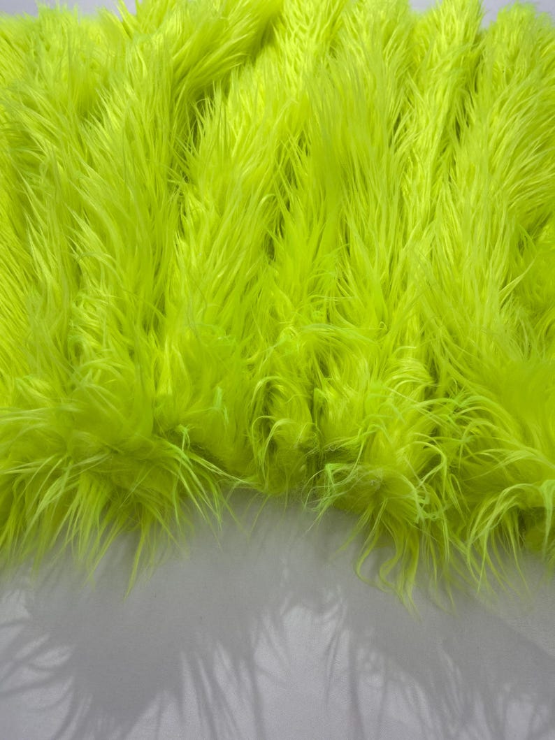 Shaggy Vegan Faux Fur Faux Fur Fabric - 58" Width, Color Options (1 Yard)