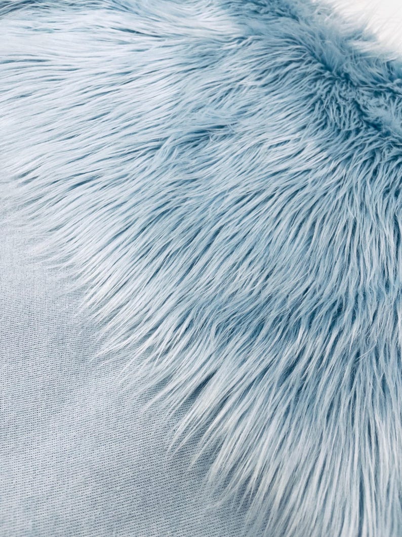 Shaggy Vegan Faux Fur Faux Fur Fabric - 58" Width, Color Options (1 Yard)