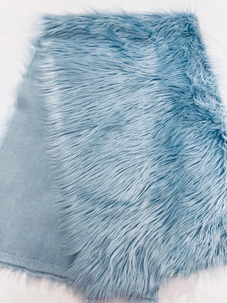 Shaggy Vegan Faux Fur Faux Fur Fabric - 58" Width, Color Options (1 Yard)