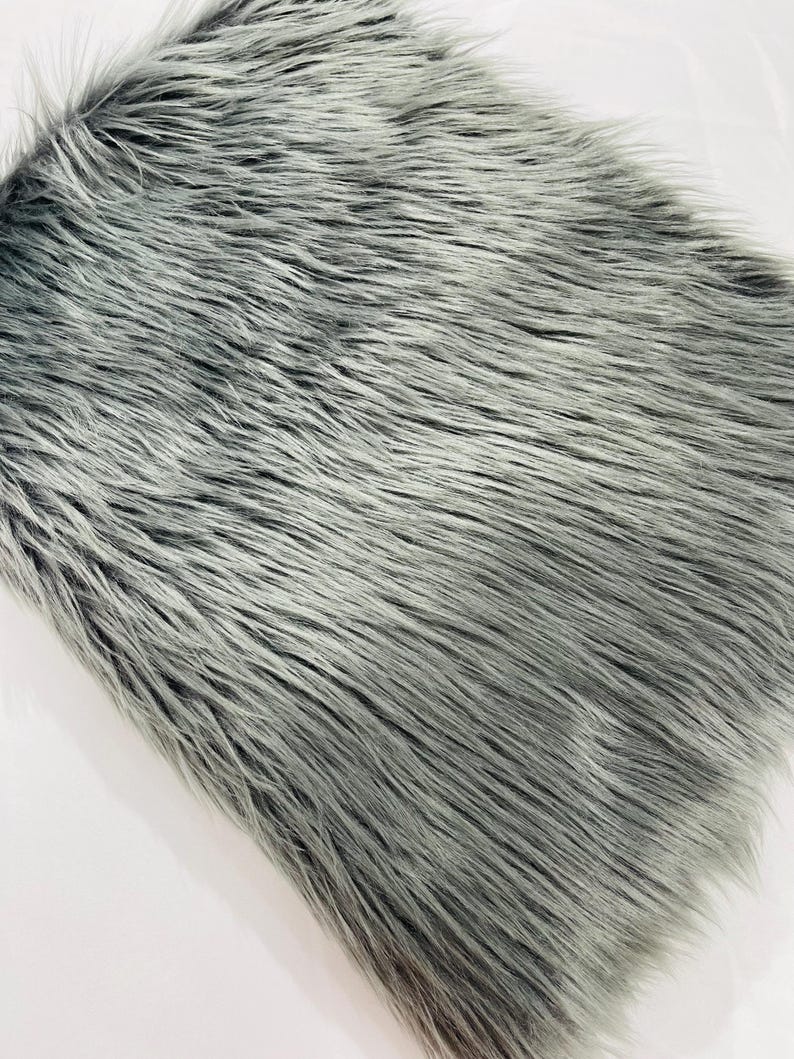 Shaggy Vegan Faux Fur Faux Fur Fabric - 58" Width, Color Options (1 Yard)