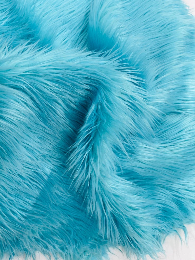 Shaggy Vegan Faux Fur Faux Fur Fabric - 58" Width, Color Options (1 Yard)